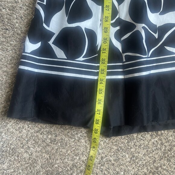 White House Black Market Cotton Fit & Flare A-Line Halter Dress, Size 4 - Picture 13 of 14